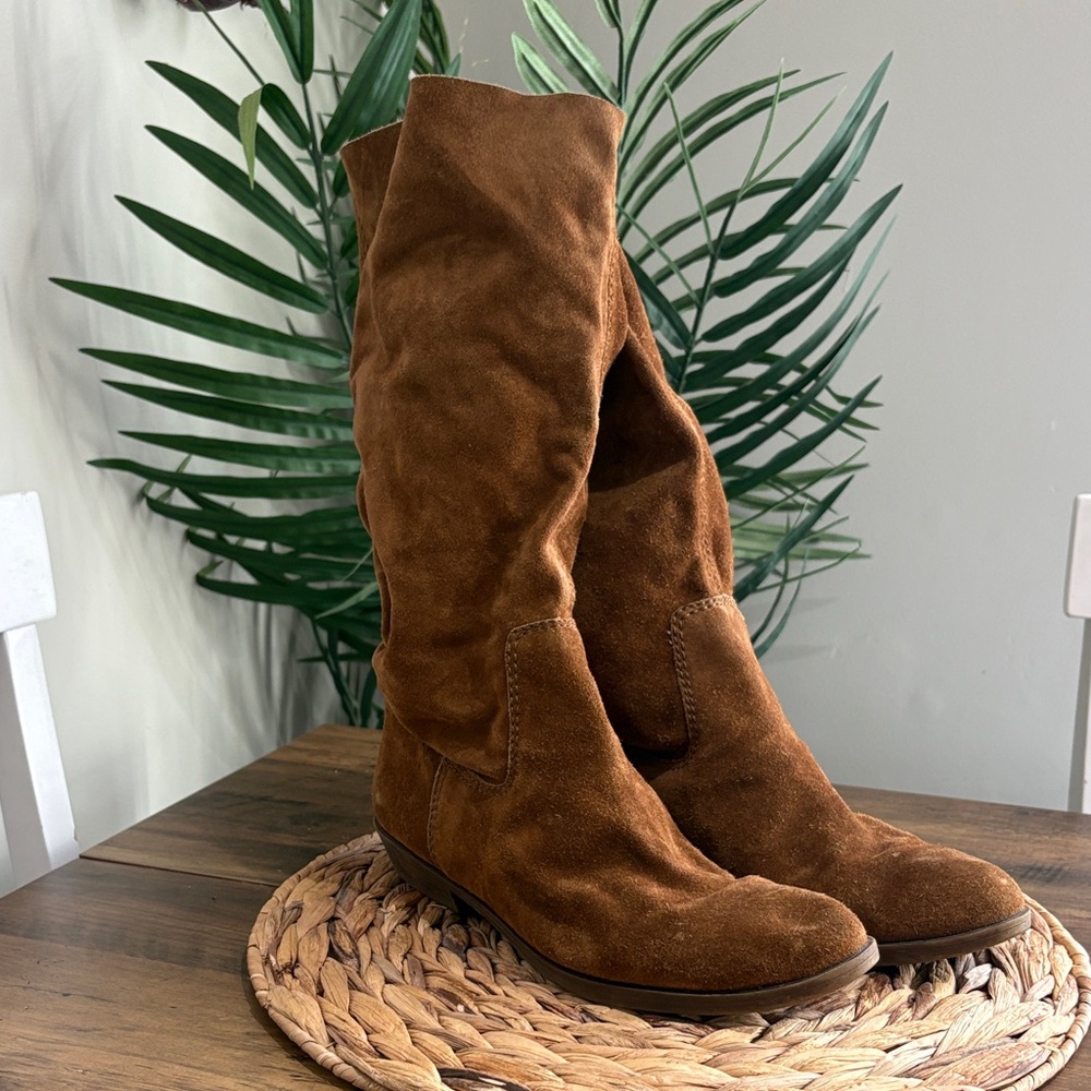 Nine West Vintage American Collection Suede Leather Rollic Women's Boots 9.5
